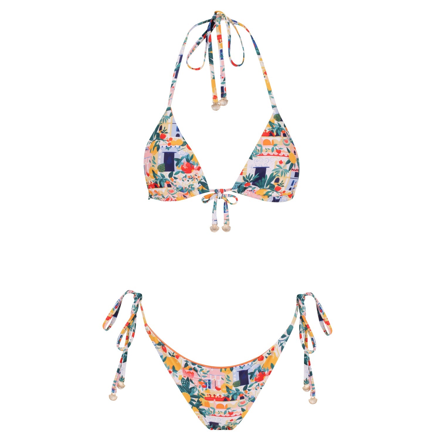 Triangle Bikini Set-Cinque Terre