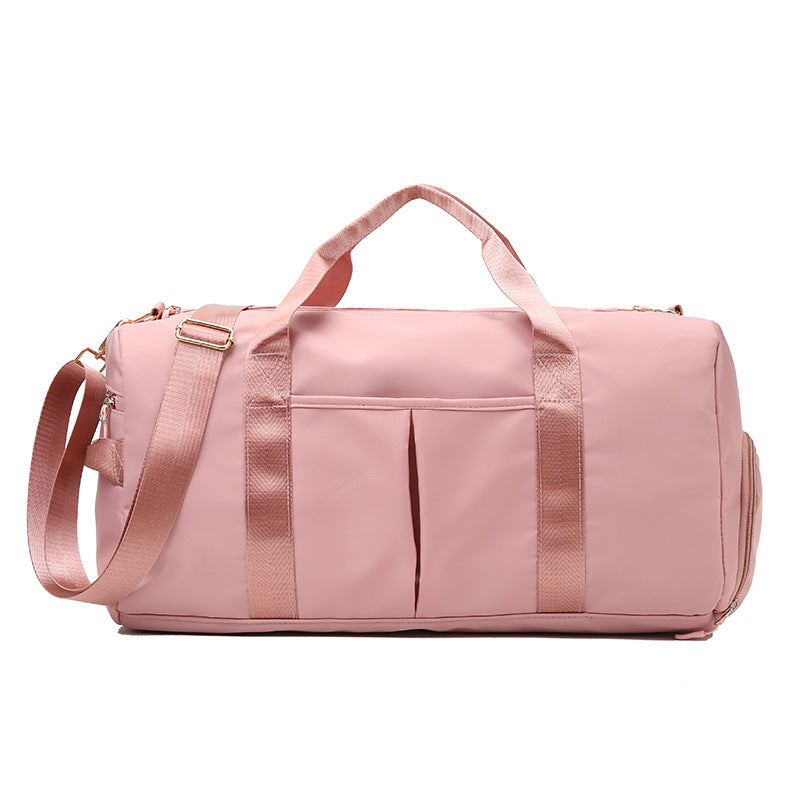 NNEDSZ Pink Dry Wet Separation Gym Bag - Women's Large Capacity - Training & Travel