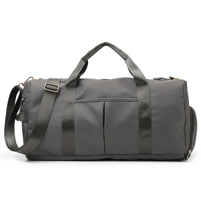 NNEDSZ Grey Dry Wet Separation Gym Bag - Women's Large Capacity - Training & Travel
