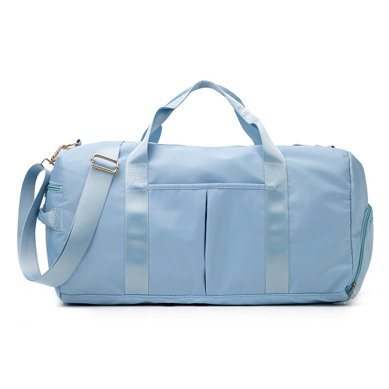 NNEDSZ Blue Dry Wet Separation Gym Bag - Women's Large Capacity - Training & Travel